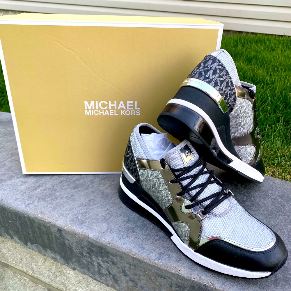 Michael Kors Liv Trainer Extreme Wedge Shoe